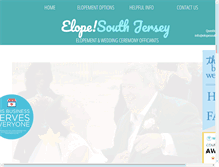 Tablet Screenshot of elopesouthjersey.com